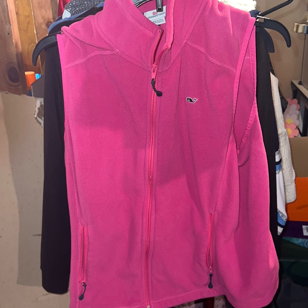 Pink Vineyard Vines Vest.